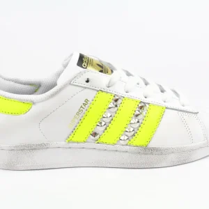 Adidas Superstar Yellow Fluo & Borchie