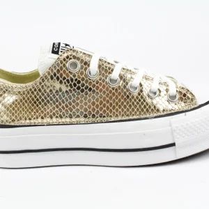 Converse All Star Platform Bassa Total Pitone Laminato