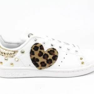 Adidas Stan Smith Cuore Maculate & Pitone Gold