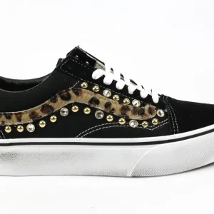 Vans Old Skool Platform Cavallino Maculato & Strass