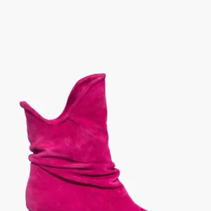 Stivaletti 2421 camoscio fucsia