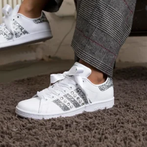 Adidas Stan Smith Strass Silver Glitter & Perle