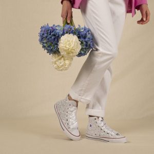 Converse All Star Pizzo White & Strass Termo Cristal