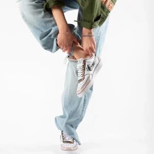 Nike Court Vision Low Brown Cartoon