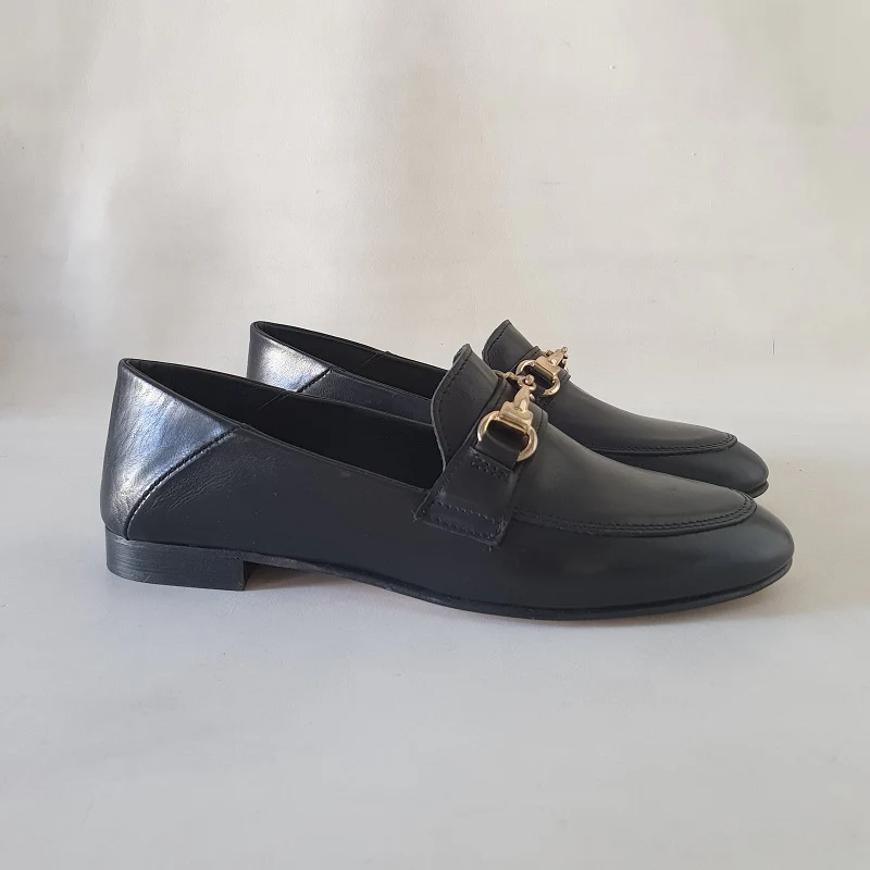 Mocassini Uma pelle nero - immagine 5