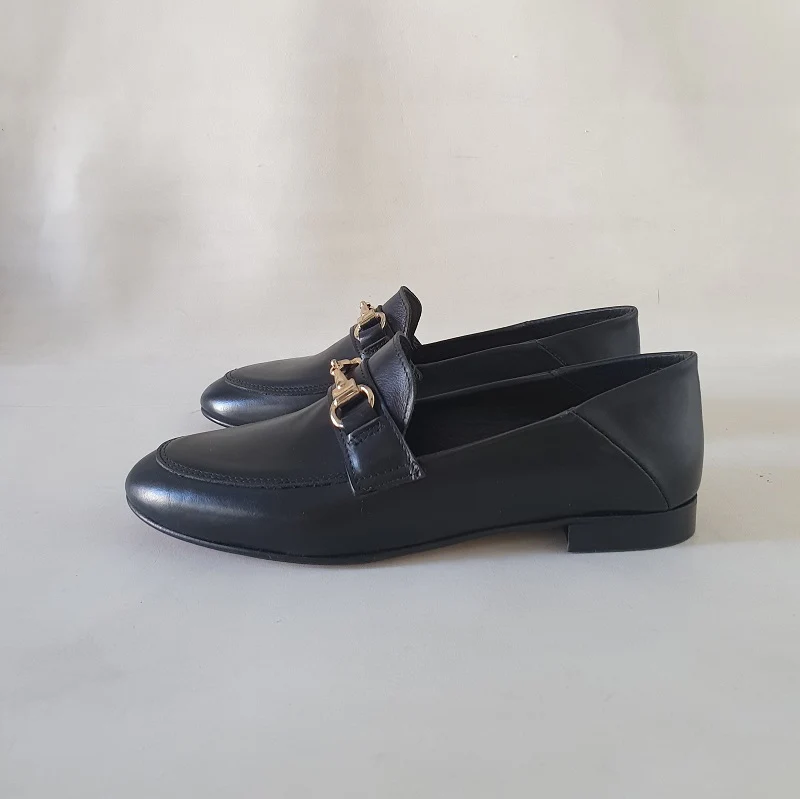 Mocassini Uma pelle nero - immagine 6