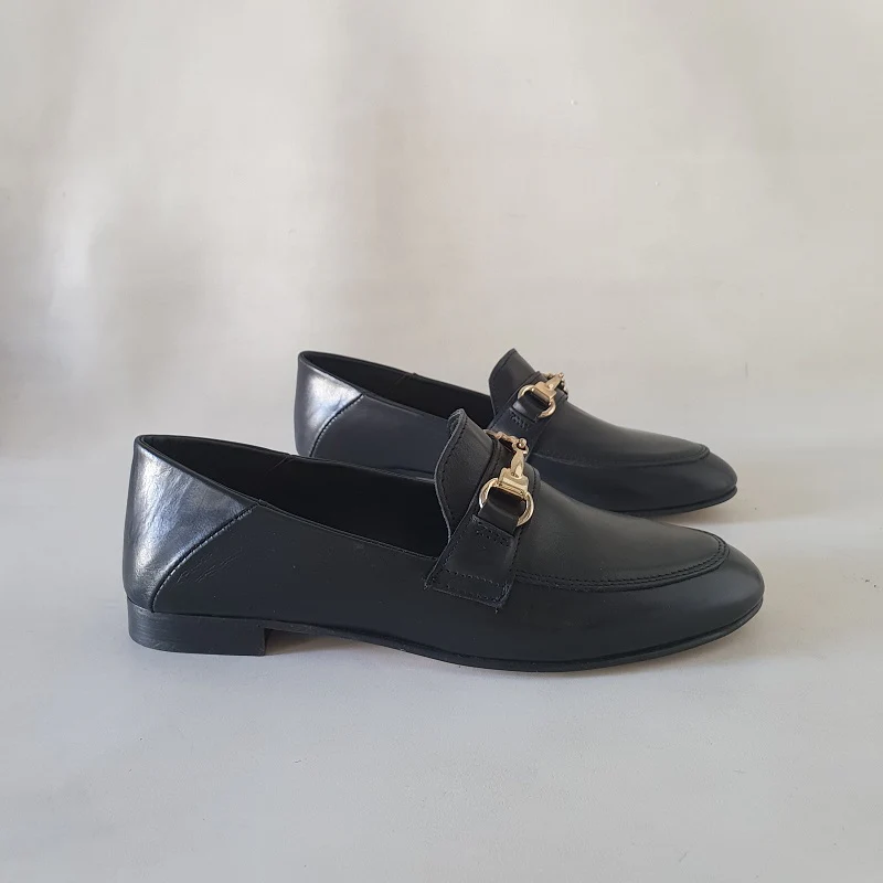 Mocassini Uma pelle nero - immagine 2