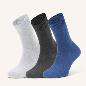 Calza Innovativa in Canapa per Uomo | Tinta Unita | Confezione da 3 Paia | Path UC