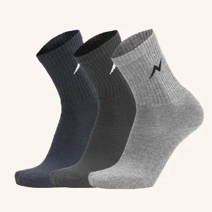 Calza Corta per Uomo da Tennis | Tinta Unita | Confezione da 3 Paia | PRS 01