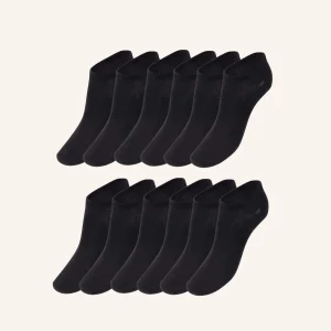 MiniCalza in Cotone | Tinta Unita | Confezione da 12 Paia | Roma