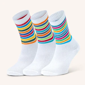 Calza Corta "Tennis" in Cotone per Uomo | Fantasia | Confezione da 3 Paia | Stripe U