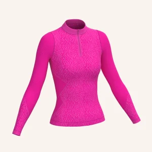 T-Shirt Outdoor Mezza Zip per Donna | Confezione Singola | PRS PRO 505