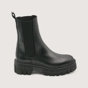 Tronchetto in Vera Pelle Nero - XENA