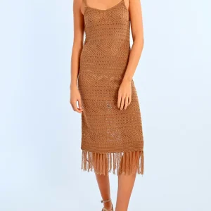 ABITO ALL'UNCINETTO CON FRANGE