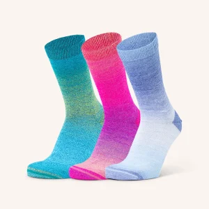 Calza Corta in Viscosa per Donna | Fantasia | Confezione da 3 Paia | Beauty