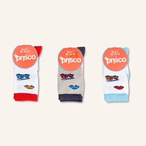 Calza Lunga in Cotone per Neonato | Fantasia | Confezione da 3 paia | BIM