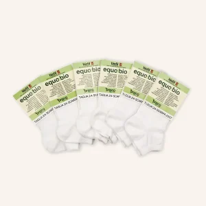 Pariscarpa in Cotone per Bambino | Tinta Unita | Confezione da 6 Paia | Bio B1