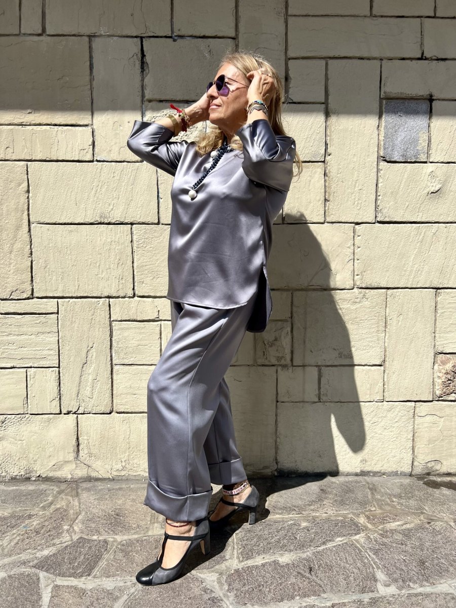 Pantalone Antibes – RASO DI VISCOSA - immagine 2