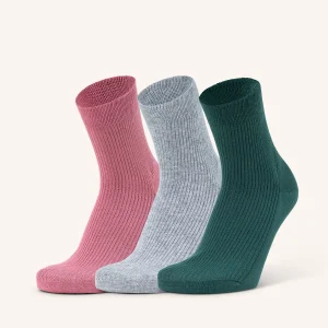 Calza Corta Bio & Green in Lyocell per Donna | Tinta Unita | Confezione da 3 Paia | Botanic DC