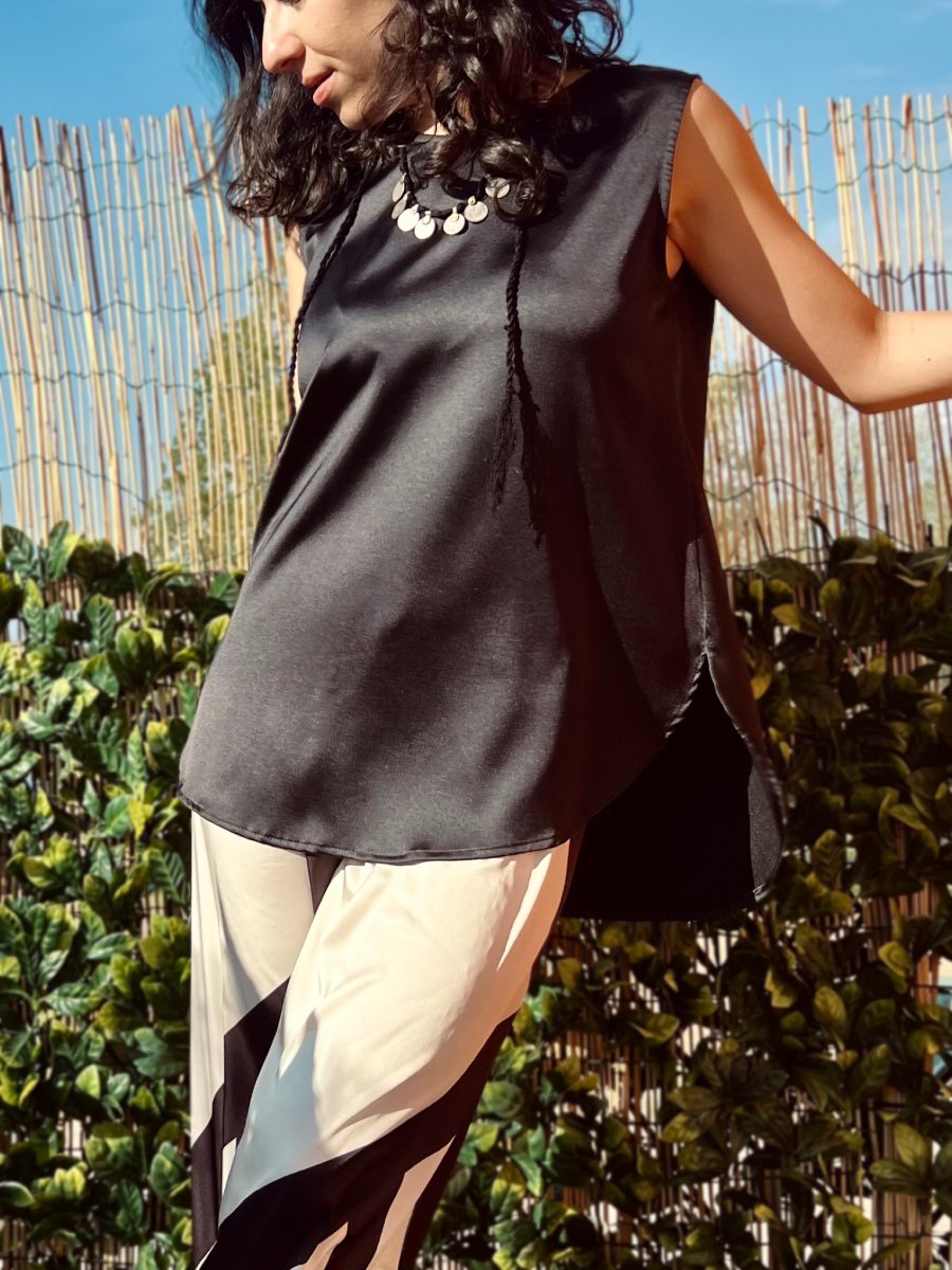 Canotta Roma – RASO DI VISCOSA - immagine 2