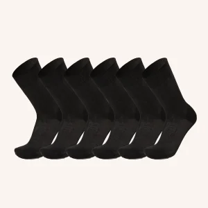 Calza Corta in Filo di Scozia  Ultrasottile per Uomo | Tinta Unita | Confezione da 6 Paia | Chiffon C