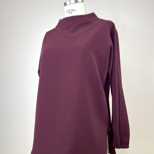 Blusa Roma – Cady collo a bicchiere