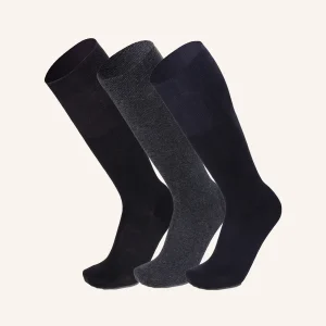 Calza Lunga in Lana per Uomo | Tinta Unita | Confezione da 3 Paia | Cool Wool UL