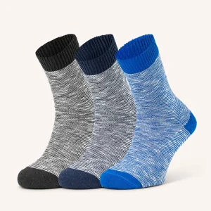 Calza Corta Millerighe in Cotone per Uomo | Fantasia | Confezione da 3 Paia | Country U E