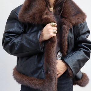 Giacca Double – ecopelle