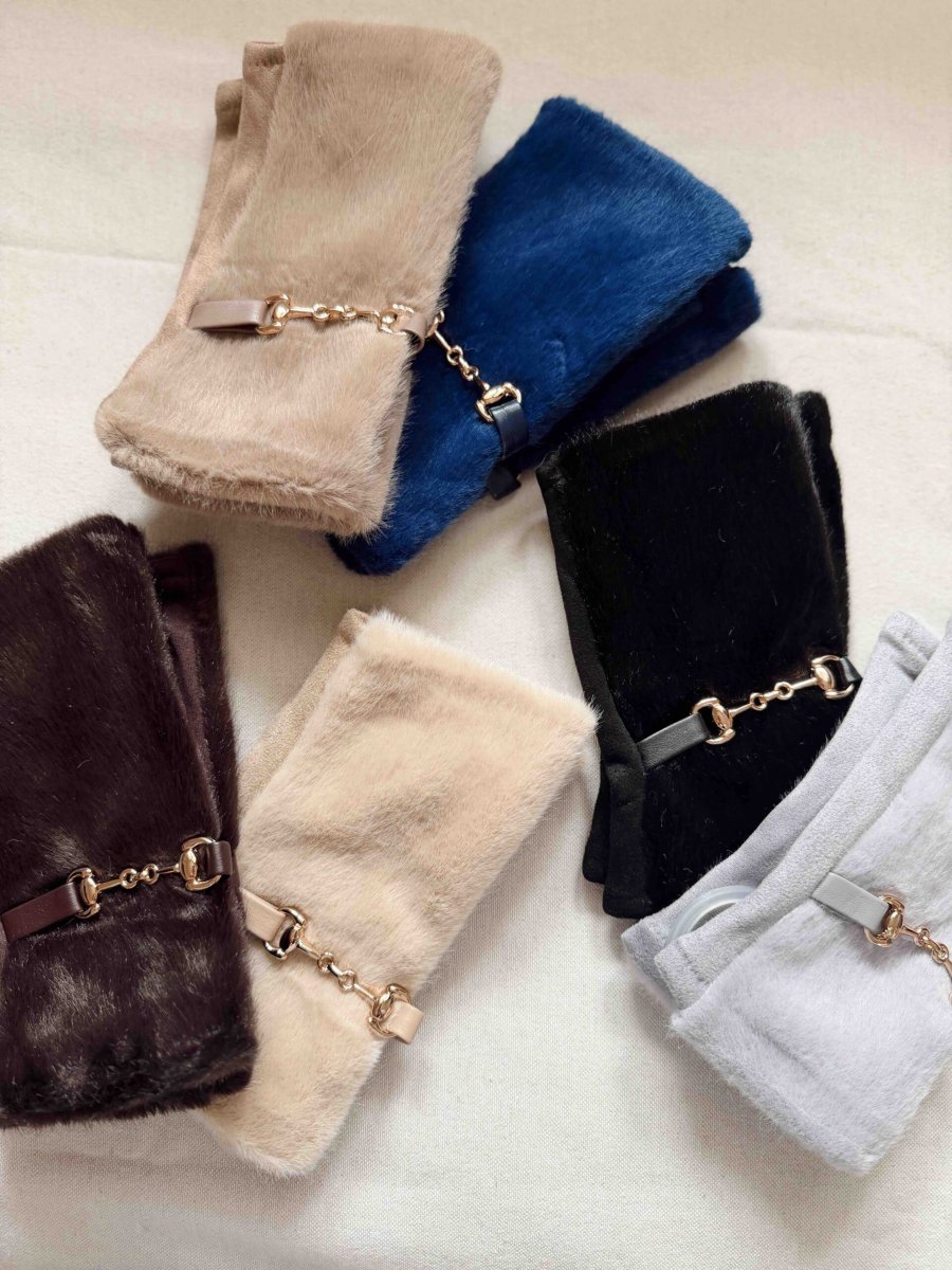 Guanti mezze dita – ecopelo - immagine 7