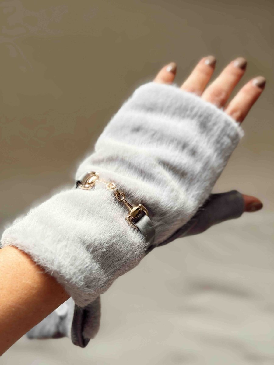 Guanti mezze dita – ecopelo - immagine 9