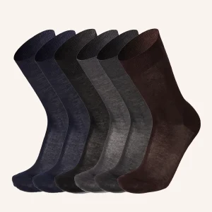 Calza Corta in Filo Di Scozia per Uomo | Tinta Unita | Confezione da 6 paia | Imperial RC