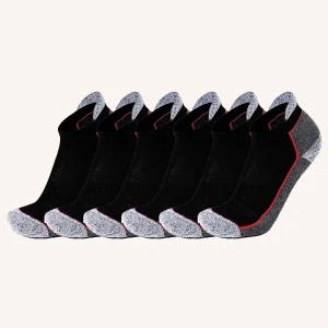 Calza Sneaker da Lavoro Unisex | Tinta Unita | Confezione da 6 Paia | JOB 02