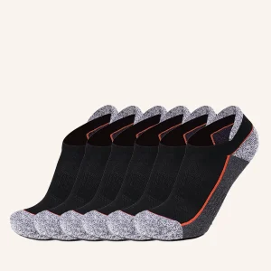 Calza Sneakers Da Lavoro con Terzo Tallone Unisex | Tinta Unita | Confezione da 6 Paia | JOB 03