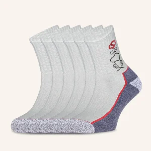 Calza Corta in Materiale Resistente per Chef Unisex | Tinta Unita | Confezione da 6 Paia | JOB 12