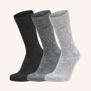 Calza Corta in Alpaca per Donna | Tinta Unita | Confezione da 3 paia | Lynks DC