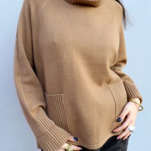 Maglia Tasche – collo alto