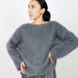 Maglione Nuvola – Scollo a barchetta