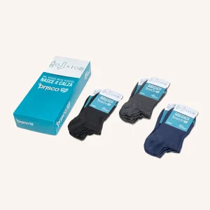 Calza Pariscarpa in Fibre Riciclate per Donna | Tinta Unita | Confezione da 6 paia | Ocean DP