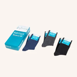 Calza Lunga in Fibre Riciclate per Uomo | Tinta Unita | Confezione da 6 paia | Ocean UL