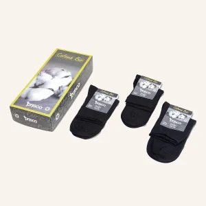 Calza Corta in Cotone Organico per Uomo | Tinta Unita | Confezione da 6 paia | Organic UC