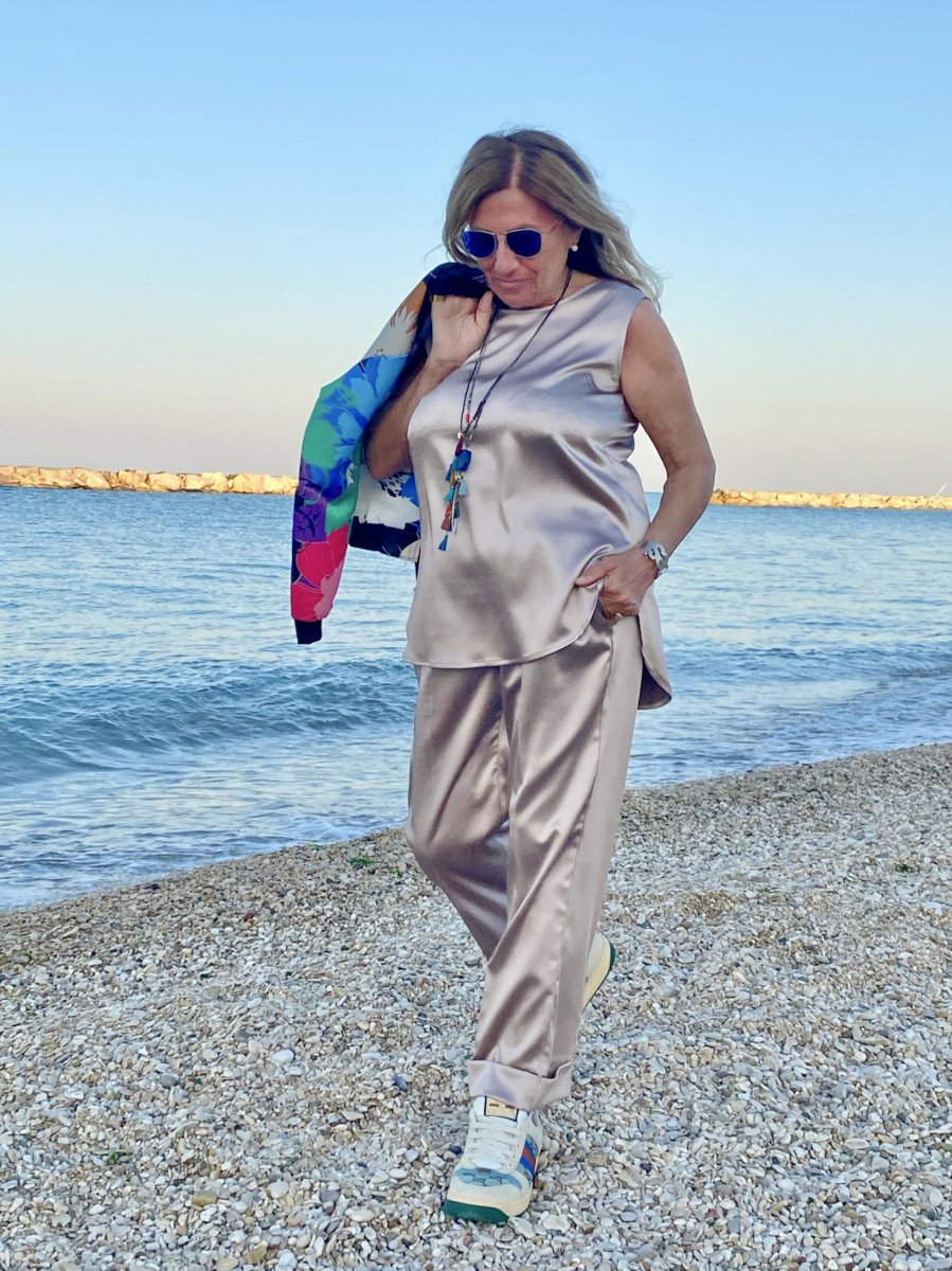 Pantalone Kali – RASO di VISCOSA - immagine 6