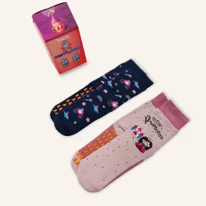 Calza Corta Antiscivolo per Bambina | Tinta Unita | Confezione da 2 paia | Pierino F