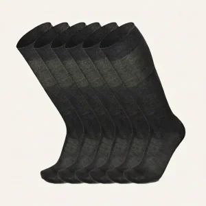 Calza Lunga Rasata per Uomo | Tinta Unita | Confezione da 6 Paia | Warm Cotton Climatic L