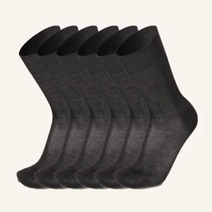 Calza Corta in Filo di Scozia MicroCostina 1:1 per Uomo | Tinta Unita | Confezione da 6 Paia | Principe Costina 1:1 Corto PRINCIPE C