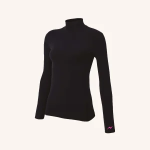 Maglia Lupetto a Manica Lunga per Donna | Tecnologia Seamless e Struttura Differenziata | Confezione Singola | PRS PRO 27