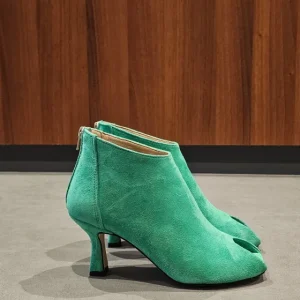 Tronchetti camoscio verde chiaro Love 105