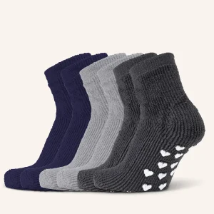 Calza Antiscivolo per Donna | Tinta Unita | Confezione da 6 Paia | Sgommetta