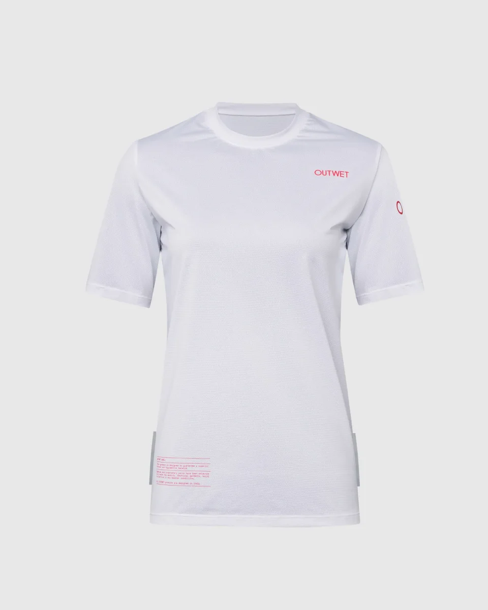 Tecnica T-Shirt W- Bianco/Rosso - immagine 3