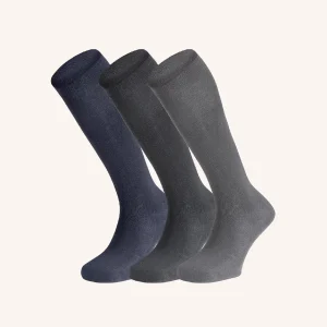 Calza Lunga in Viscosa & Cashmere per Uomo | Tinta Unita | Confezione da 3 Paia | Ultra UL